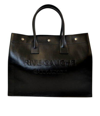 Rive Gauche, 990&euro;, Bolso, Negro, Animal - Piel, Vista frontal